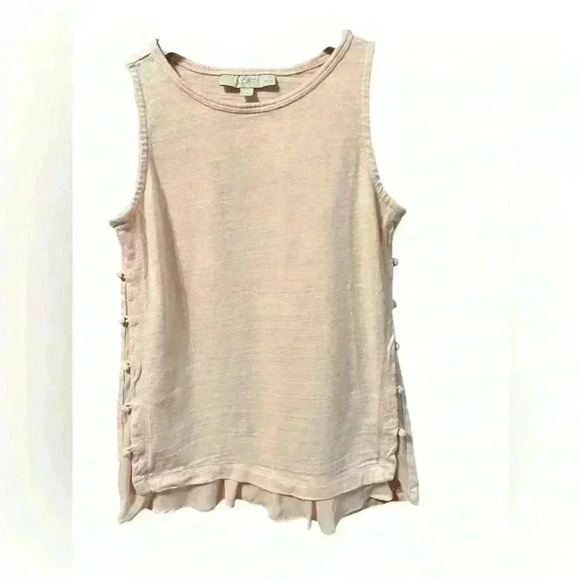 🟣LOFT Light Pink Sleeveless Tank – Petite XXS - Picture 1 of 6